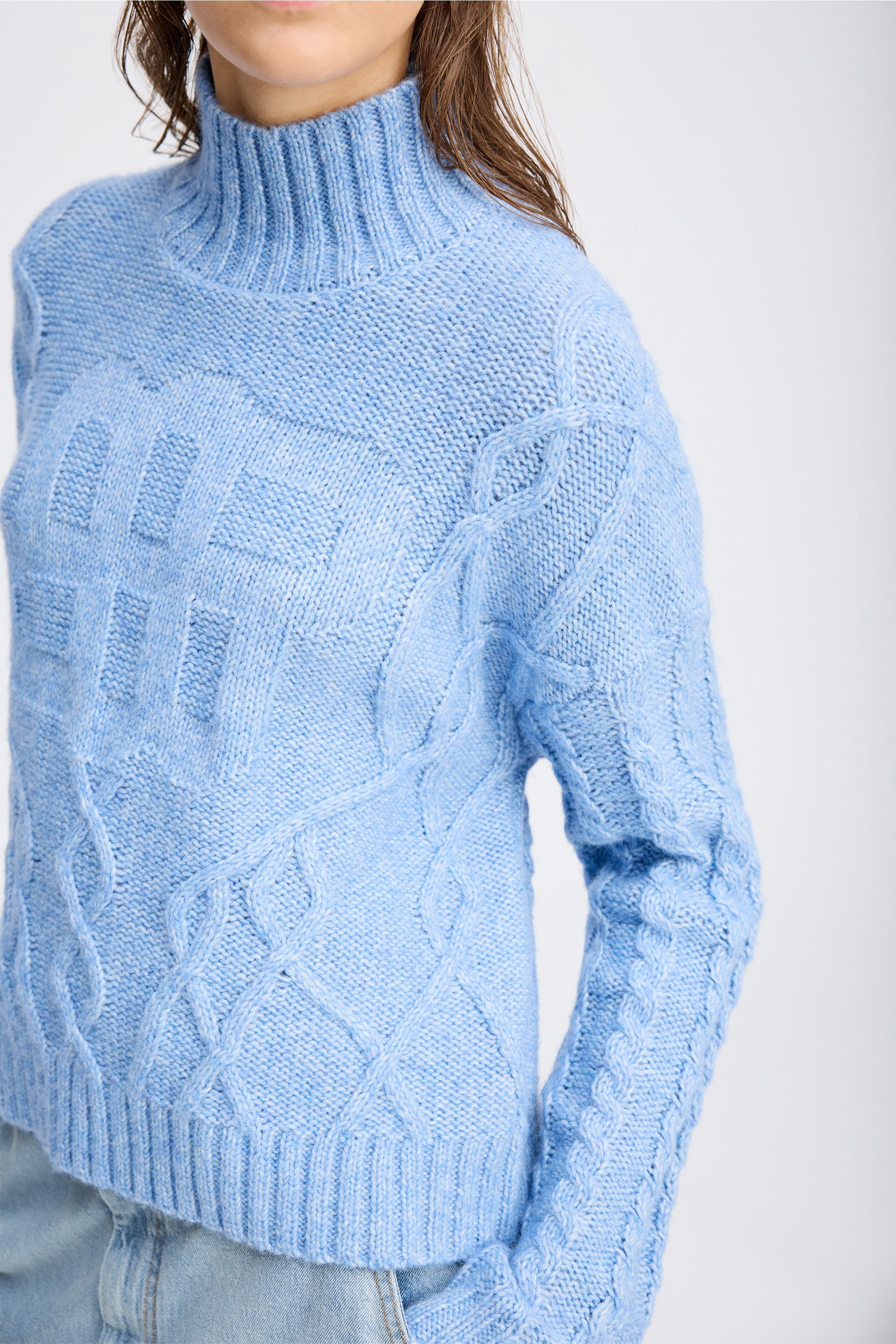 Loganberry rullekrave - blå